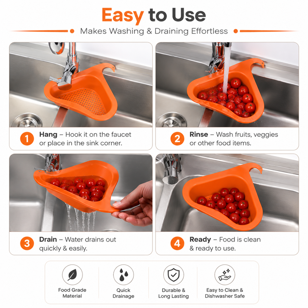 Corner Sink Strainer Basket (Pack of 2)