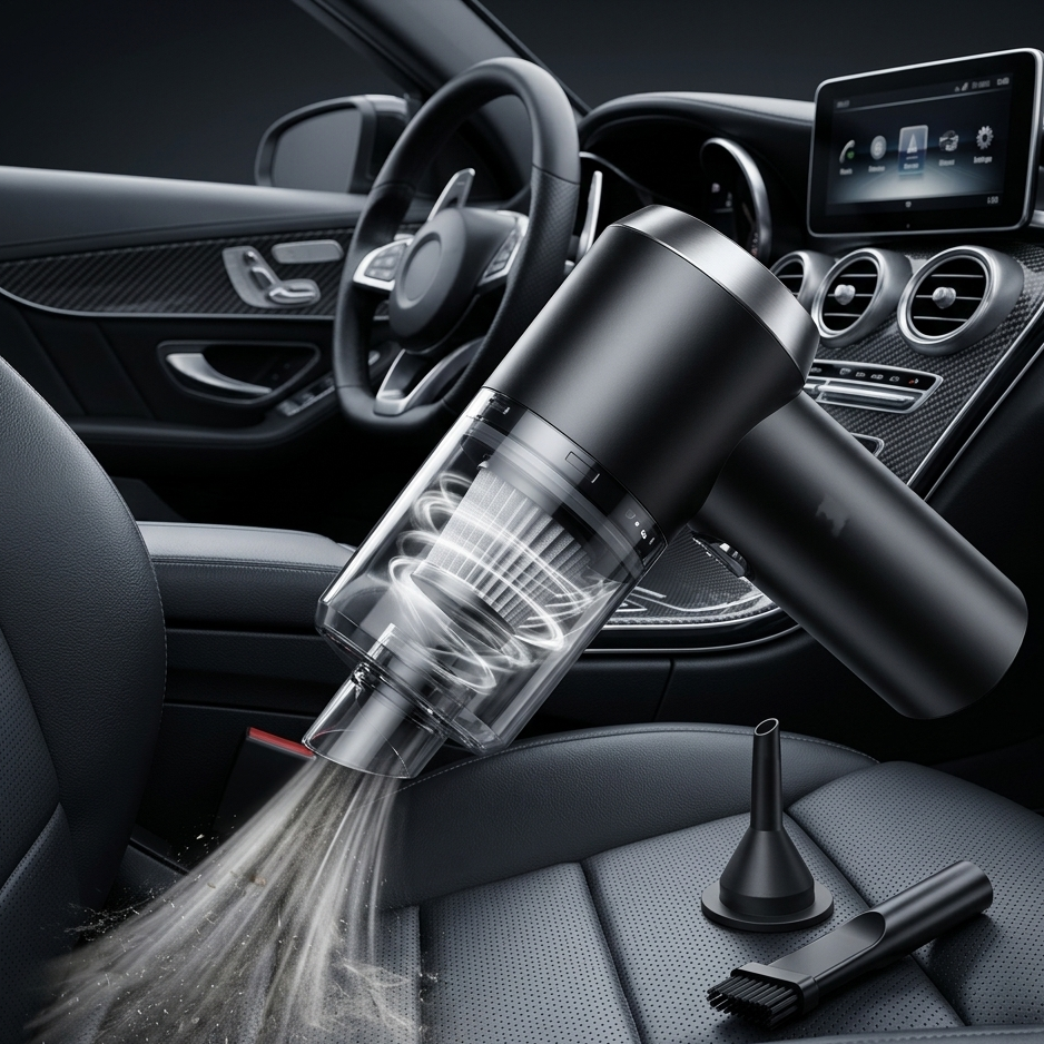 3-in-1 Portable Wireless Car Vacuum Cleaner