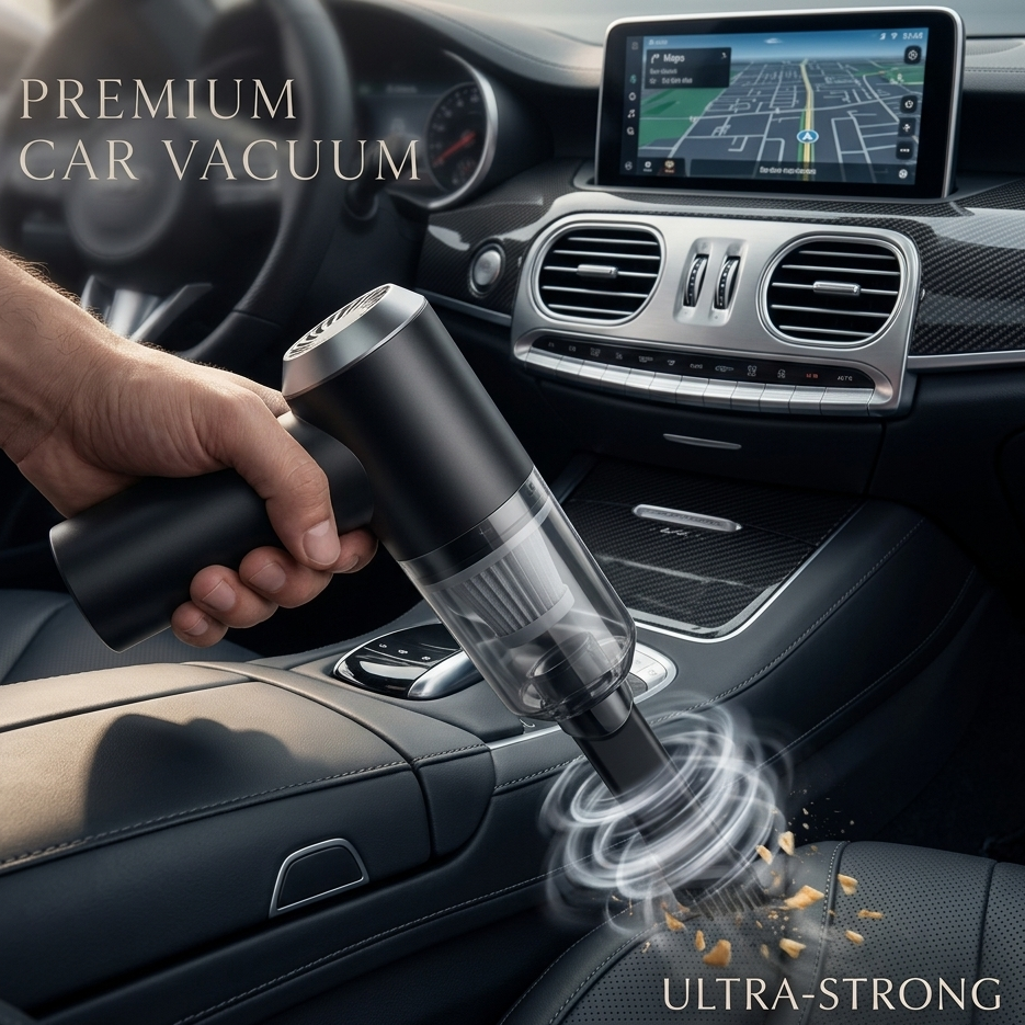 3-in-1 Portable Wireless Car Vacuum Cleaner